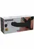 INFERNO Hollow Vibrating Strap-On Silicone System 18 cm Black