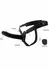 INFERNO Hollow Vibrating Strap-On Silicone System 18 cm Black