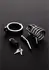Shots Attica Stainless Steel Chastity Device 45mm with Removable Plug