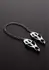 Sinner Gear Clover Adjustable Nipple Clamp with Sturdy Chain - Silver