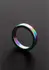 Shots Rainbow Flat Stainless Steel Ring 8 x 45 mm Colorful Finish