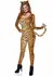 Leg Avenue Cougar Catsuit 3-Piece Set with Tail and Accessories, M/L
