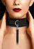 Ouch! Velvet Adjustable Collar with Leash - Soft Touch, 120 cm Lead