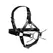 Shots Spider Gag Head Harness with Adjustable Nose Hooks Black