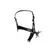 Shots Spider Gag Head Harness with Adjustable Nose Hooks Black