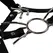 Shots Spider Gag Head Harness with Adjustable Nose Hooks Black