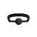Ouch! Adjustable Silicone Ball Gag - Flexible Strap System, Black