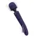 VIVE Kiku Double-Ended Wand with Flapping Stimulator, Purple, Silicone