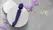 VIVE Kiku Double-Ended Wand with Flapping Stimulator, Purple, Silicone