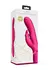 VIVE VIVE045 Dual Pulse-Wave Rabbit Intimate Massager Pink Silicone