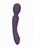 VIVE Nami Pulse Wave Dual Motor Wand Purple Multi-Attachment Set