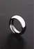 Ouch! Donut Steel Ring Model 40 mm - Durable Stainless Steel, Silver