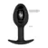 SONO No.89 Silicone Plug with Kinetic Ball, 8.3 cm, Black