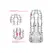 SONO No.68 Textured Intimate Device, Black, 15cm, Stretchable TPE