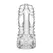 SONO No.68 Textured Intimate Device, Black, 15cm, Stretchable TPE