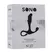 Easytoys Anal Series Curved Prostate Stimulator Black-Grey Ergonomic Design