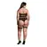 Ananke XII Plus Size 3-Piece Set: Choker, Bandeau Top & Garters
