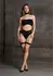 Obsessive Ananke XII Three-Piece Set with Choker, Bandeau & Garters, One Size