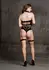 Obsessive Ananke XII Three-Piece Set with Choker, Bandeau & Garters, One Size