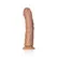 RealRock Curved Silicone Intimate Device 23 cm with Suction Cup Beige