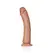 RealRock Curved Silicone Intimate Device 23 cm with Suction Cup Beige