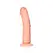 RealRock Curved Model with Suction Cup 20.5cm - Lifelike Texture, Beige