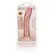 RealRock Curved Model with Suction Cup 20.5cm - Lifelike Texture, Beige