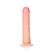 RealRock Curved Model with Suction Cup 20.5cm - Lifelike Texture, Beige