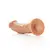 RealRock Curved 18 cm Silicone Model with Suction Cup, Natural Look