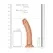 RealRock Curved 18 cm Silicone Model with Suction Cup, Natural Look