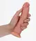 RealRock Curved Intimate Model 18 cm with Suction Cup, Beige