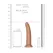 RealRock Slim Model with Suction Cup 15.5 cm - Natural Finish
