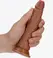 RealRock Slim Model with Suction Cup 15.5 cm - Natural Finish