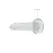 RealRock Crystal Clear Intimate Model 17 cm with Suction Cup Base