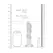 RealRock Crystal Clear Intimate Model 17 cm with Suction Cup Base