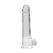 RealRock Crystal Clear Intimate Model with Suction Cup 25cm Transparent