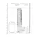 RealRock Crystal Clear Intimate Model with Suction Cup 25cm Transparent