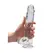 RealRock Crystal Clear Intimate Model with Suction Cup 25cm Transparent