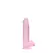 REALROCK Crystal Clear 6'' Intimate Model with Base - 15 cm Transparent