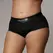 Satisfyer Vibrating Strap-On Brief XL/XXL - Black, 10-Speed Bullet, Adjustable Fit