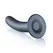 OUCH! Smooth Silicone 17 cm Intimate Model with Suction Cup, Metallic Blue