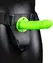 Ouch! Glow-in-the-Dark Twisted Hollow Strap-On 20cm Adjustable Model