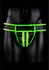 OUCH! Jockstrap Glow-in-the-Dark L/XL - Adjustable Fluorescent Green