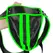 OUCH! Jockstrap Glow-in-the-Dark L/XL - Adjustable Fluorescent Green