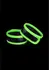 OUCH! Adjustable Biceps Band Glow in the Dark - Fluorescent Green Harness