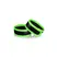 OUCH! Adjustable Biceps Band Glow in the Dark - Fluorescent Green Harness