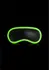 Ouch! Glow in the Dark Eye Mask - Luminous Green, Adjustable Fit