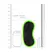 Ouch! Glow in the Dark Eye Mask - Luminous Green, Adjustable Fit