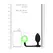Ouch! Glow in the Dark Silicone Plug & Support Ring - Fluorescent Green