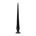 TOYJOY Ass Spike 50 cm - Flexible Intimate Silicone Model, Black